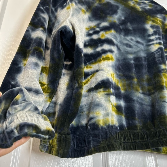 All Saints Blue and Yellow Tie-Dye Top - Picture 2 of 5